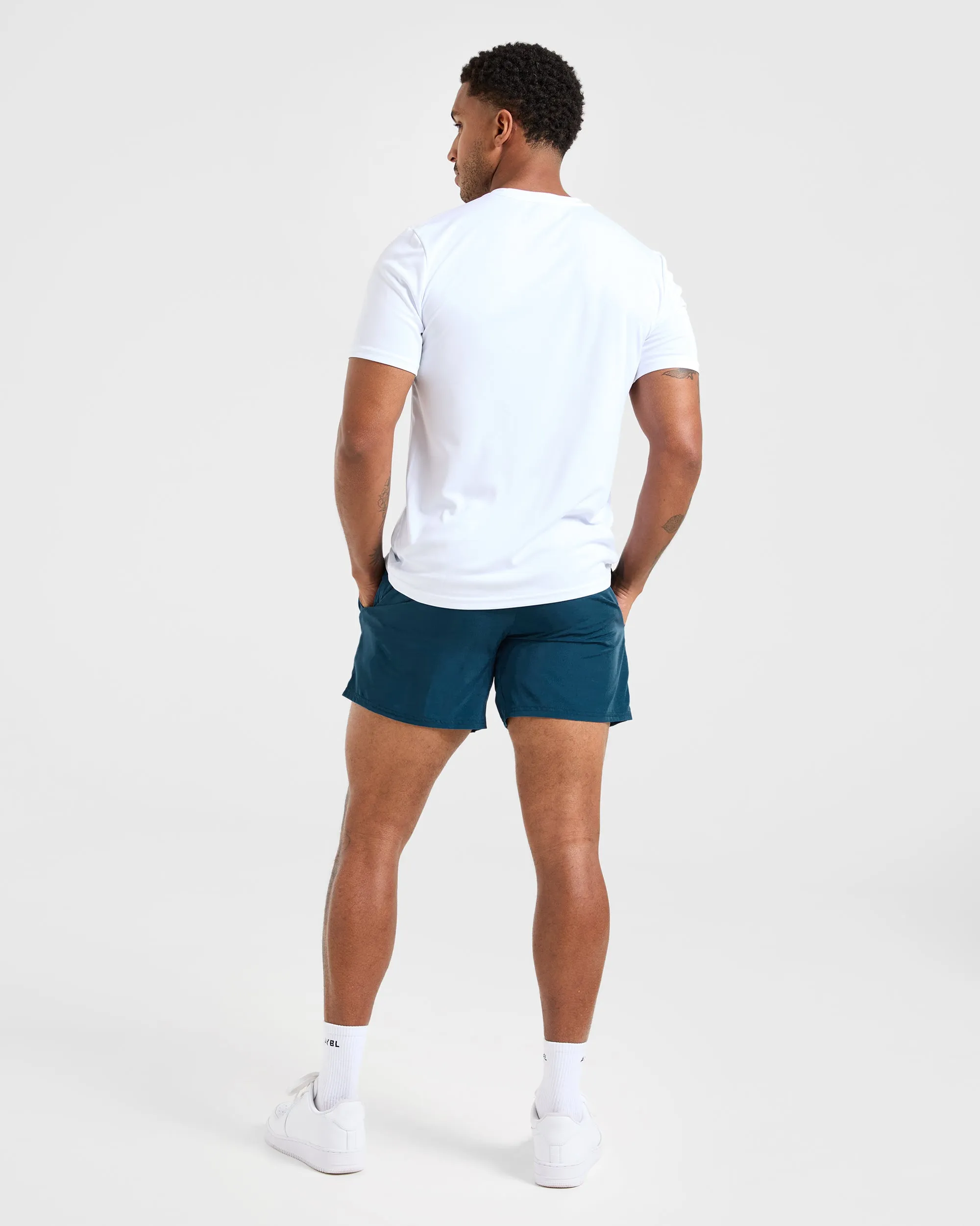Core 5" Shorts - Ocean Teal Compression Support Layer compression support