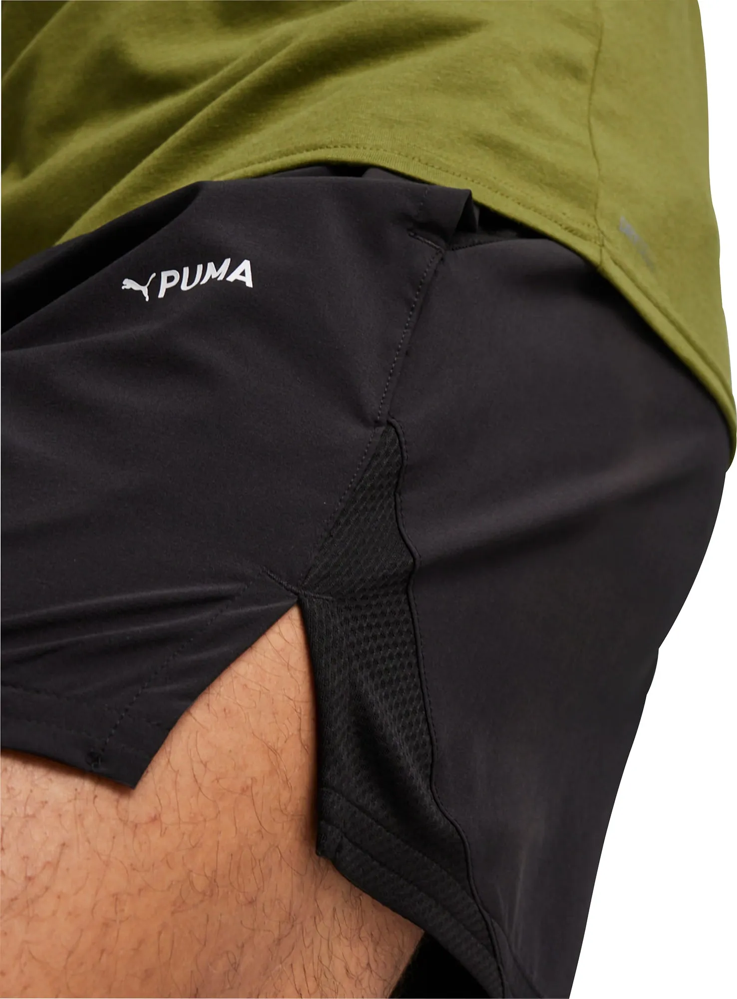 Travel Fashion Puma Ultrabreathe Stretch 5 Inch Mens Training Shorts - Black