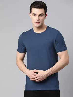 SustainableTextiles Park Day Alcis Men Solid Stretchex Slim Fit T-shirt