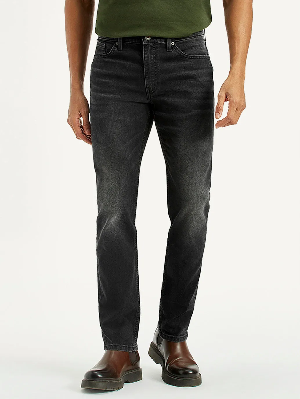 Men's 511 Black Slim Fit Mid Rise Jeans Simple Fashion Everyday Eco Friendly Earthy