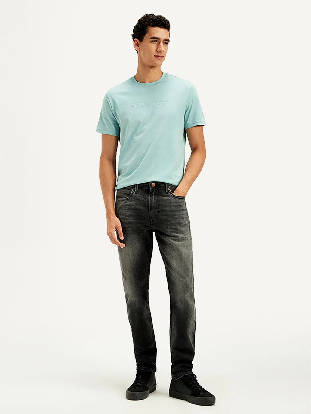 Men's Redloop 512 Slim Tapered Fit Mid Rise Jeans All Day Wear