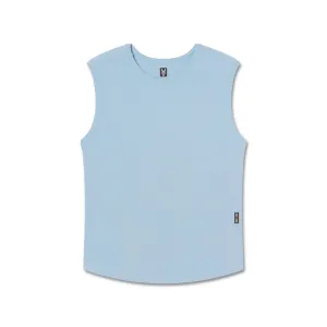 Agile 1060. Creora? Cotton Modal Cutoff Tank - Light Sky
