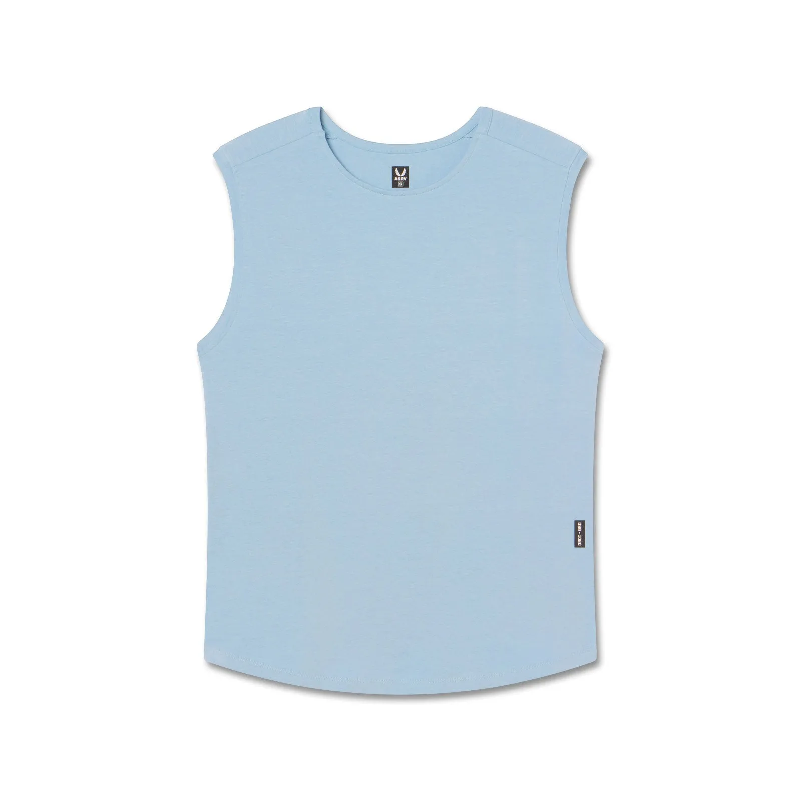 Agile 1060. Creora? Cotton Modal Cutoff Tank - Light Sky