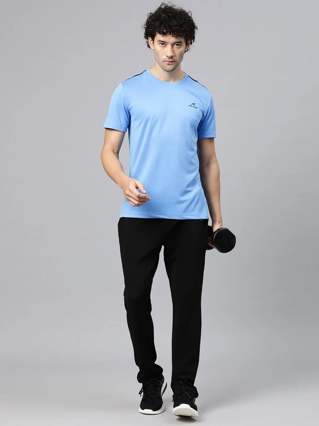 Alcis Men Anti Static Slim Fit T-shirt FlatlockStitching