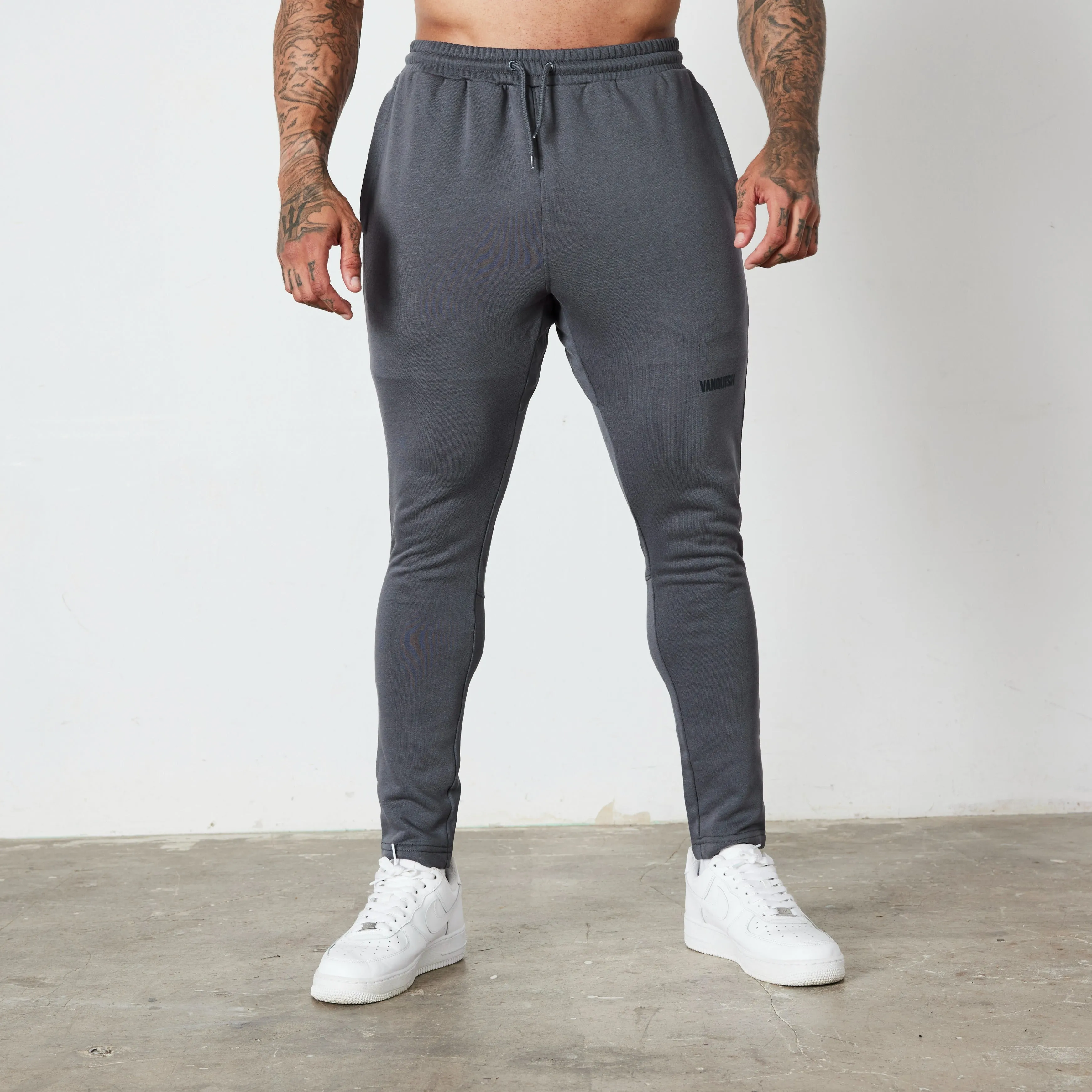Wardrobe Essential Vanquish Essential Denim Blue Tapered Fit Sweatpants