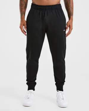 StaticResistantMaterial HiddenDrawcord Essential Lightweight Joggers - Black