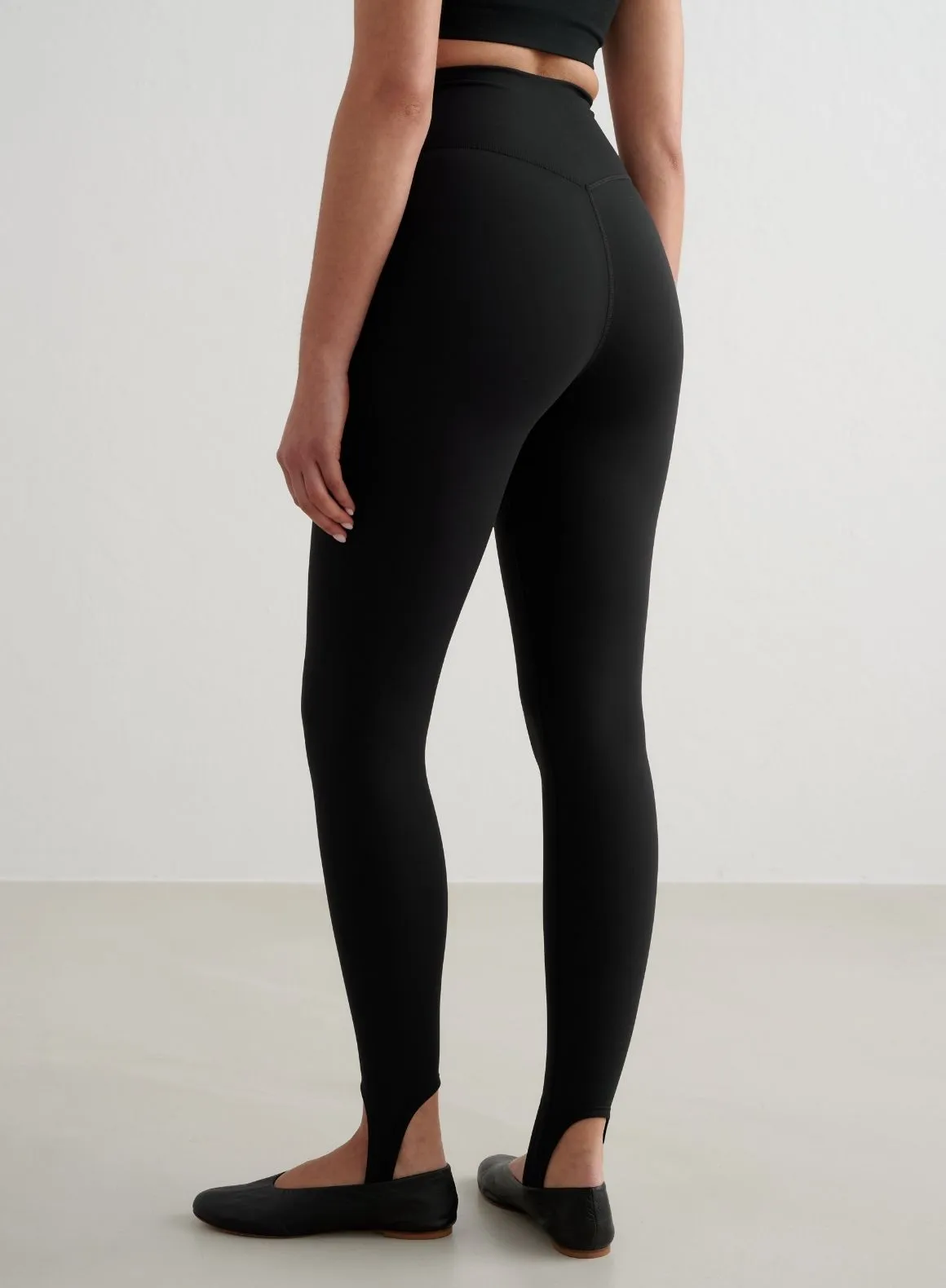 Black Sense Stirrup Tights Gym Life
