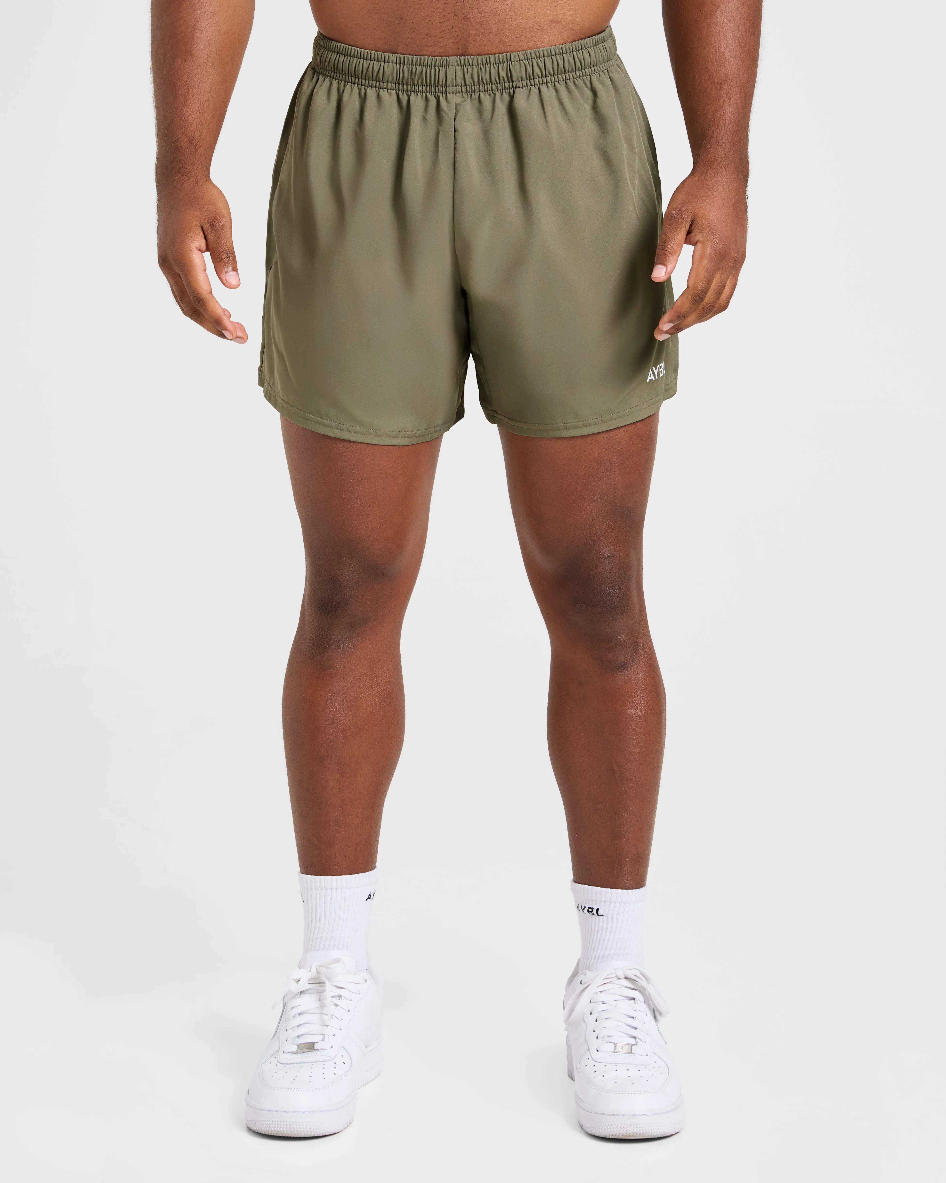 quick-dry feature Core 5" Shorts - Deep Olive