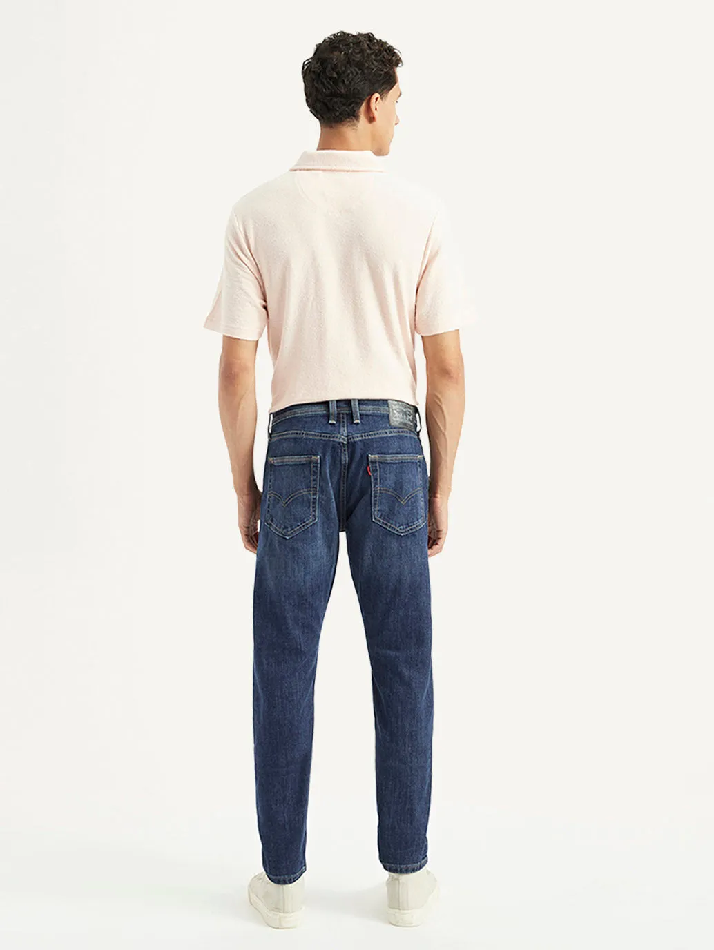 Weekender Wear Men's 512 Dark Blue Slim Tapered Fit Mid Rise Jeans