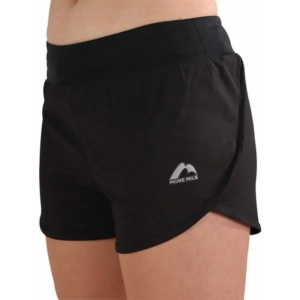 More Mile Strive Womens Running Shorts - Black Durable Quality Holiday Gift