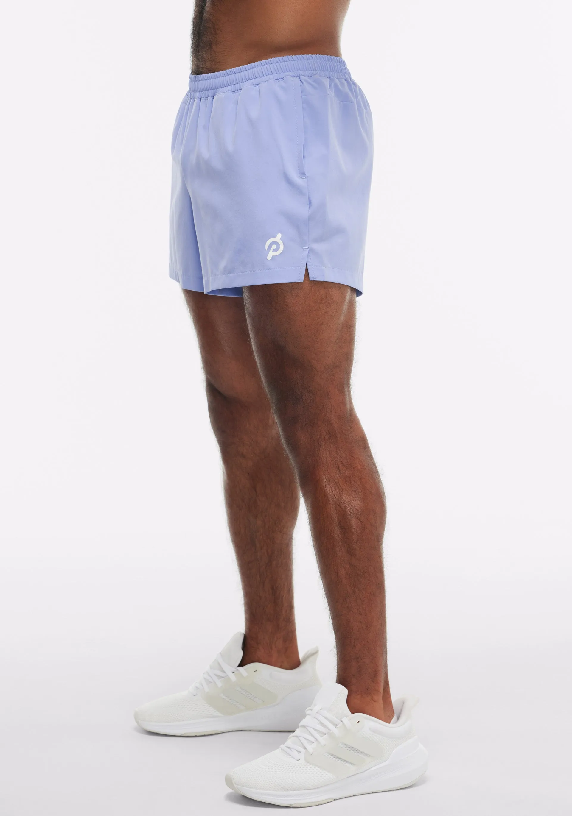 5" Lined Training Short Retro Style Solid Color