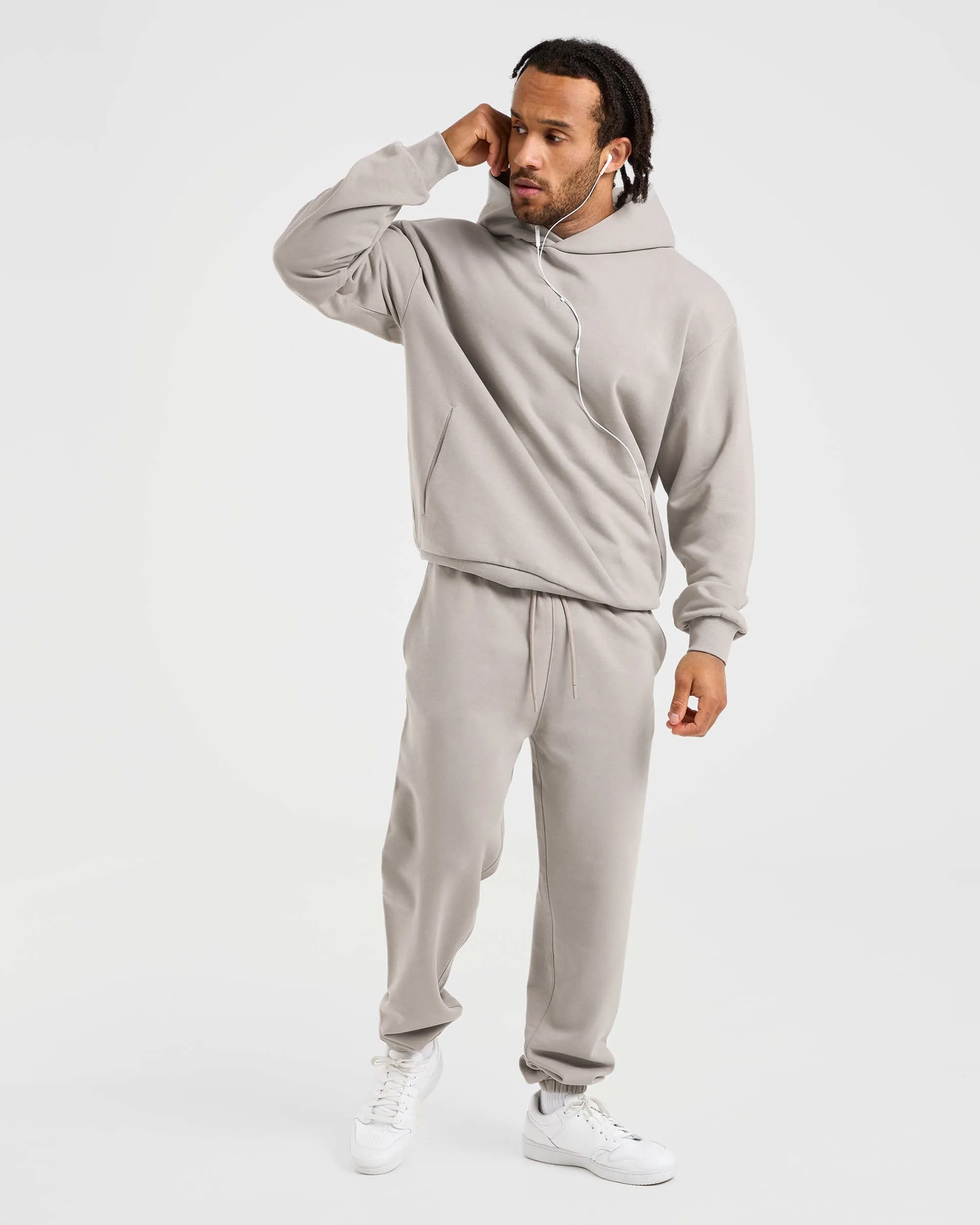 Non slip grip QuickReleaseClosures Craft Oversized Joggers - Fog