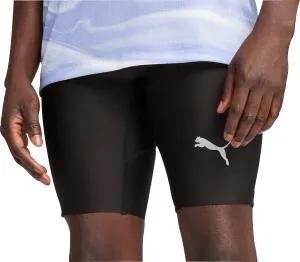 Patchwork Design Puma Raceday UltraForm 9 Inch Mens Short Running Tights - Black