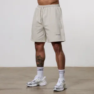 Street Fashion Go Soft Vanquish Essential Stone Oversized Heavyweight Shorts