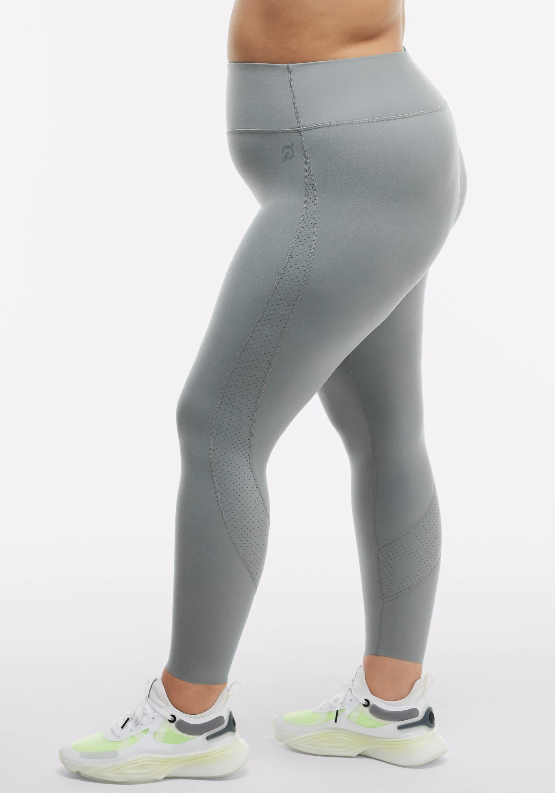 Squat Proof Fabric Trend Seeker Thermal Warm Cadent Laser Perforated Legging