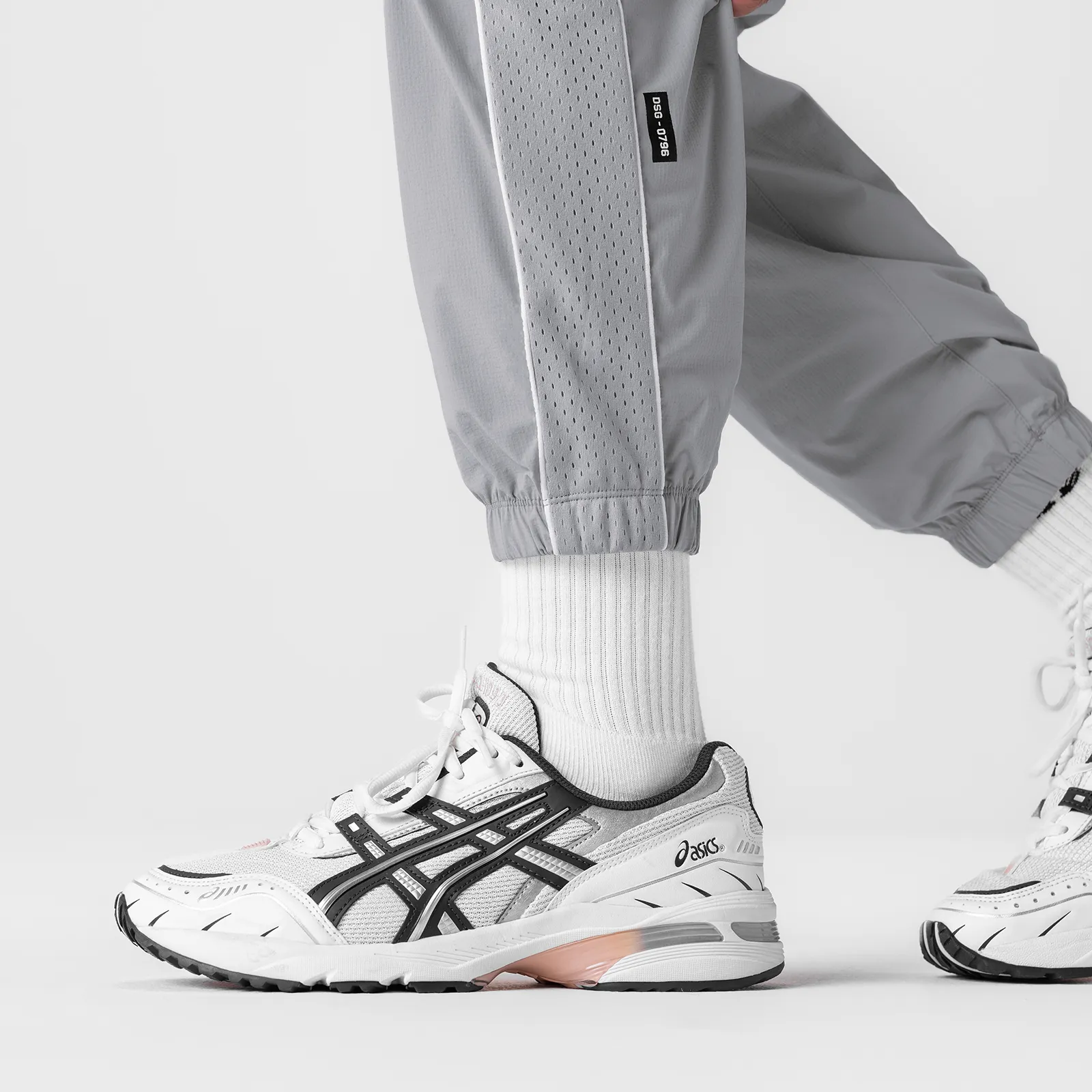 Air Circulation 0796. Ripstop Oversized Track Pant - Slate Grey "Patch"