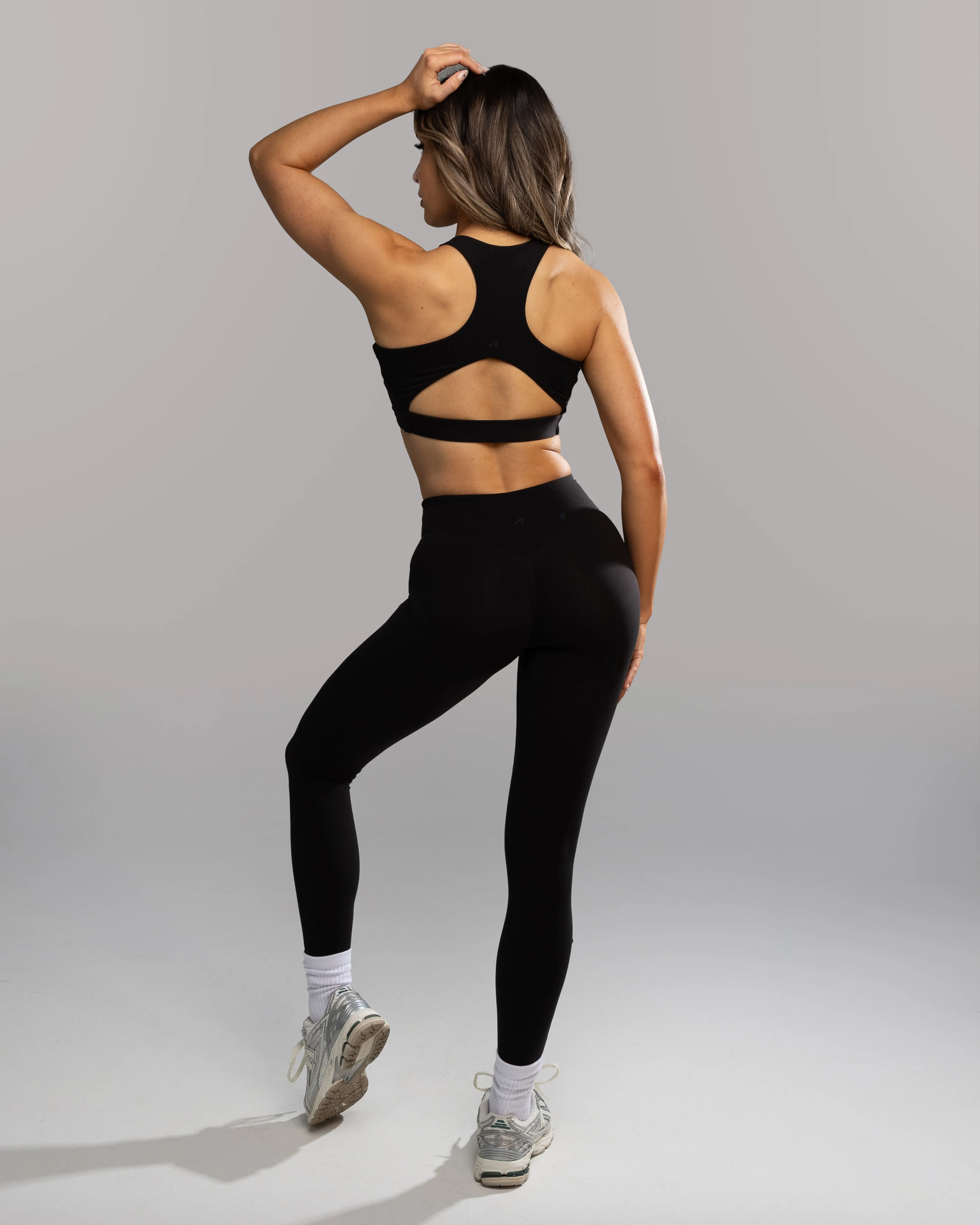 Adjustable Fit Interval Bra - Black