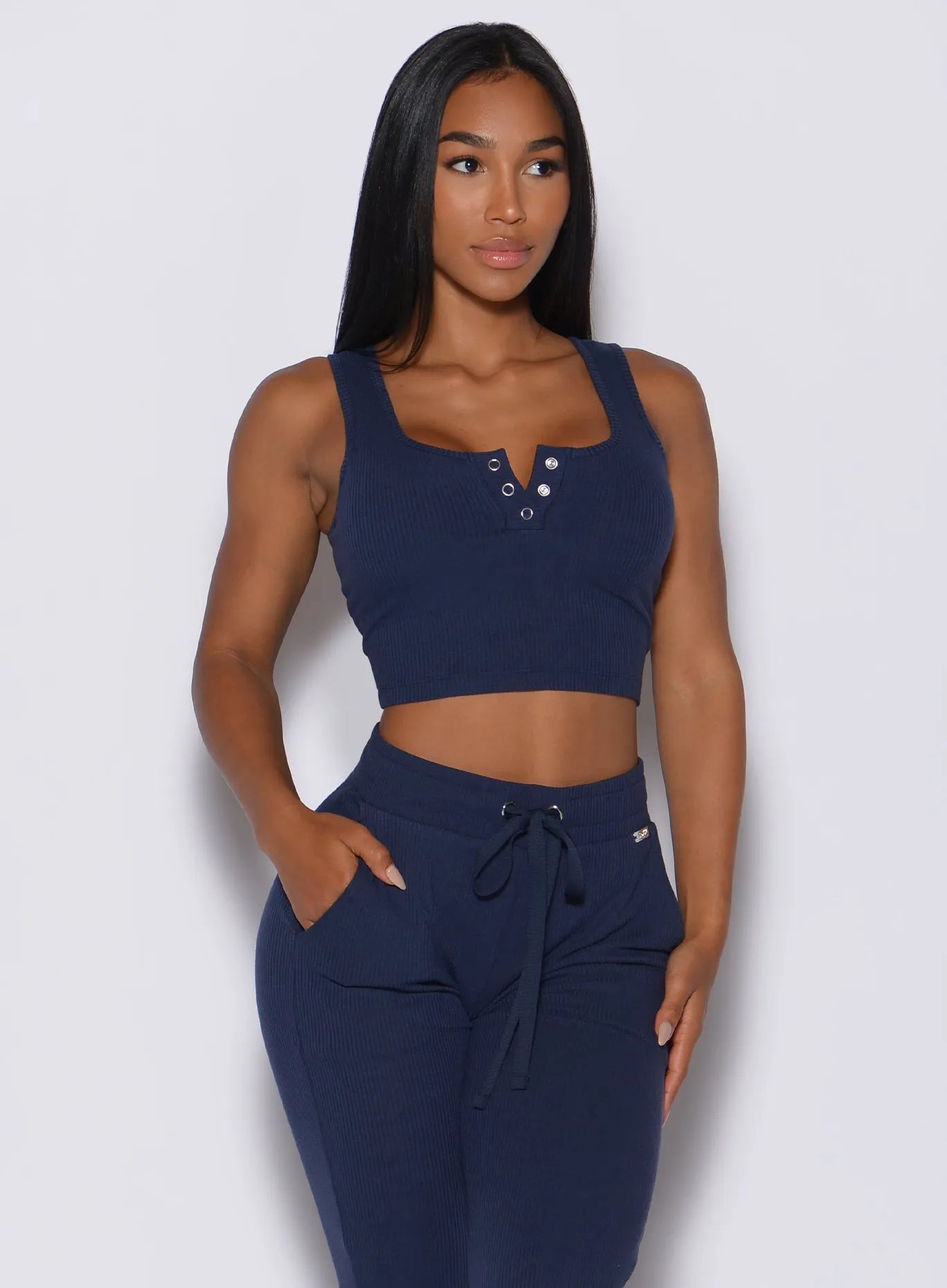 Henley Long Bra Smooth Lining simple design