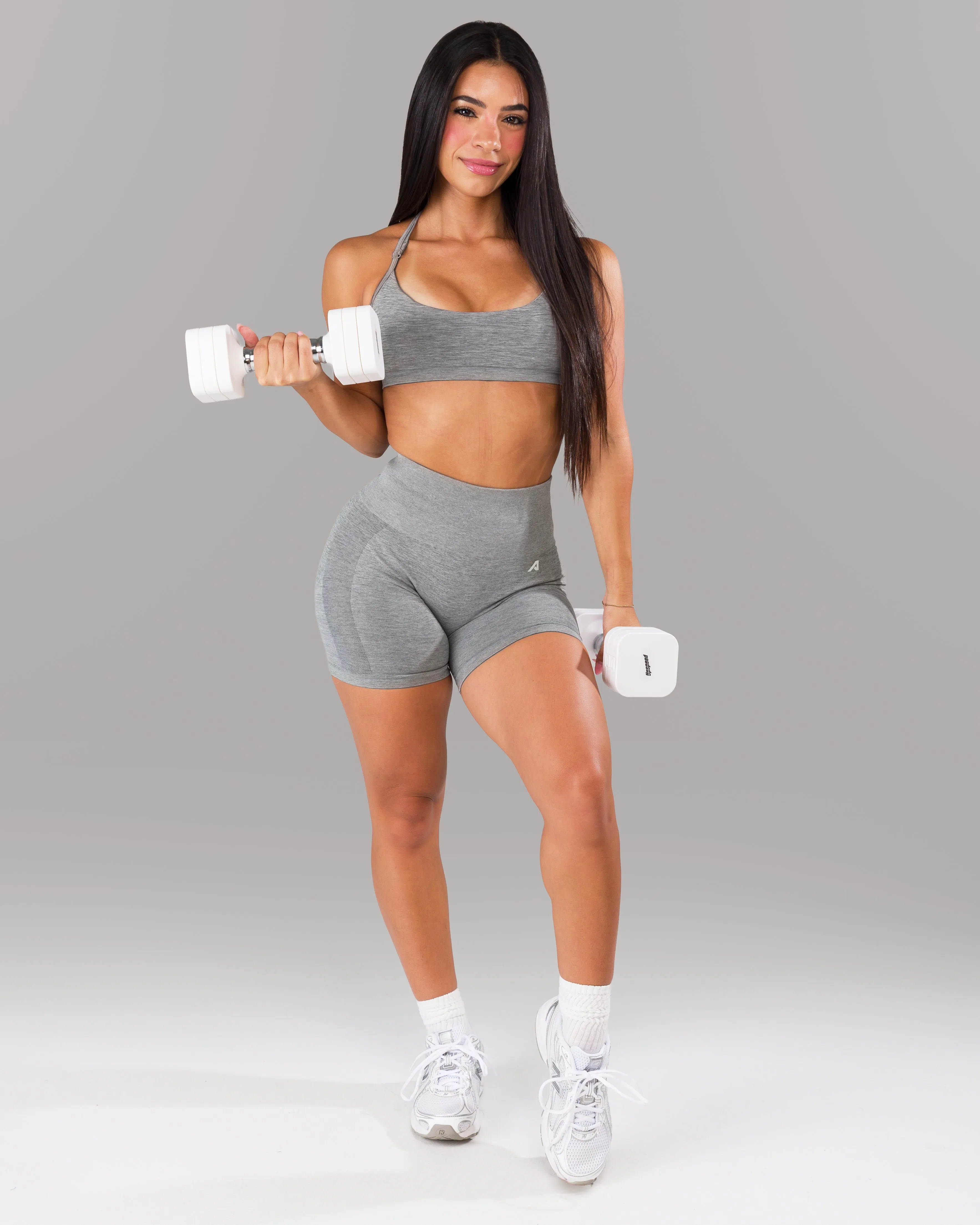 High Impact Support Soft Touch Amplify Minimal Bra - Heather Grey