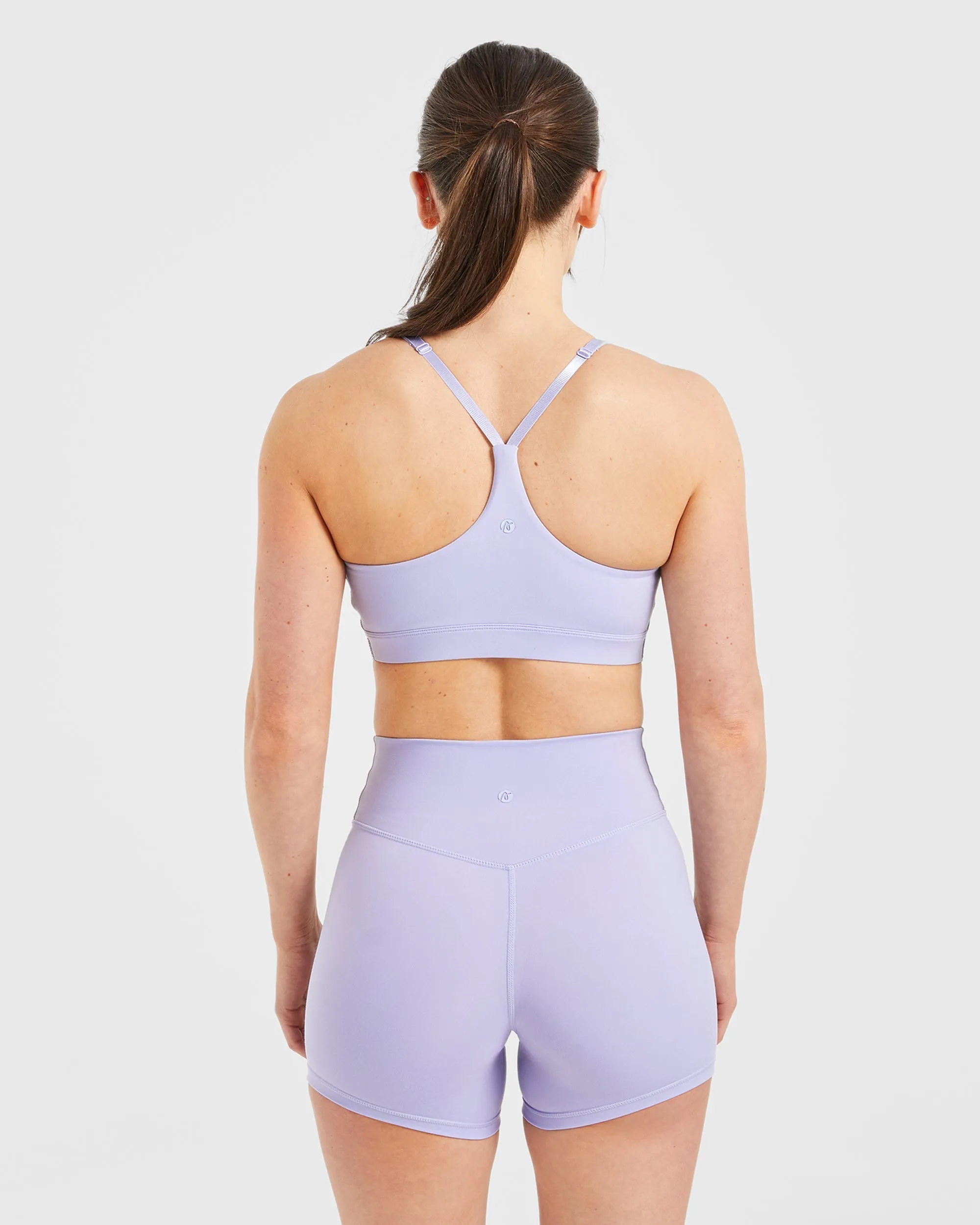 Flexible Support Staple Sports Bra - Pastel Lavender