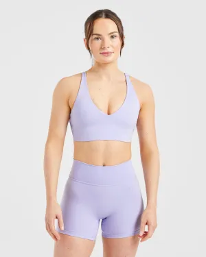 Pilates outfit Staple Sports Bra - Pastel Lavender