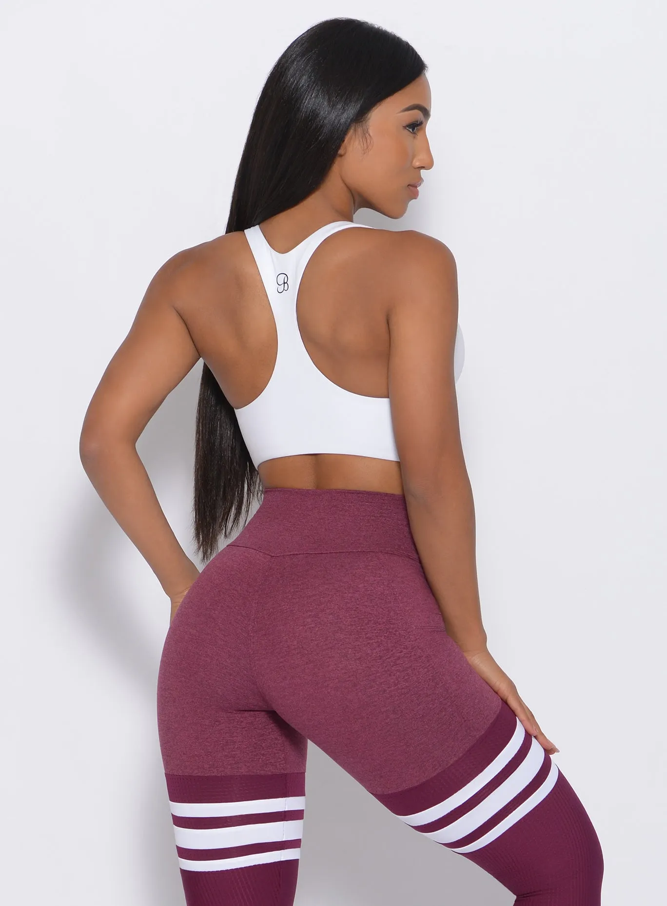 Keyhole Bralette Non-Restrictive Band High neck seams