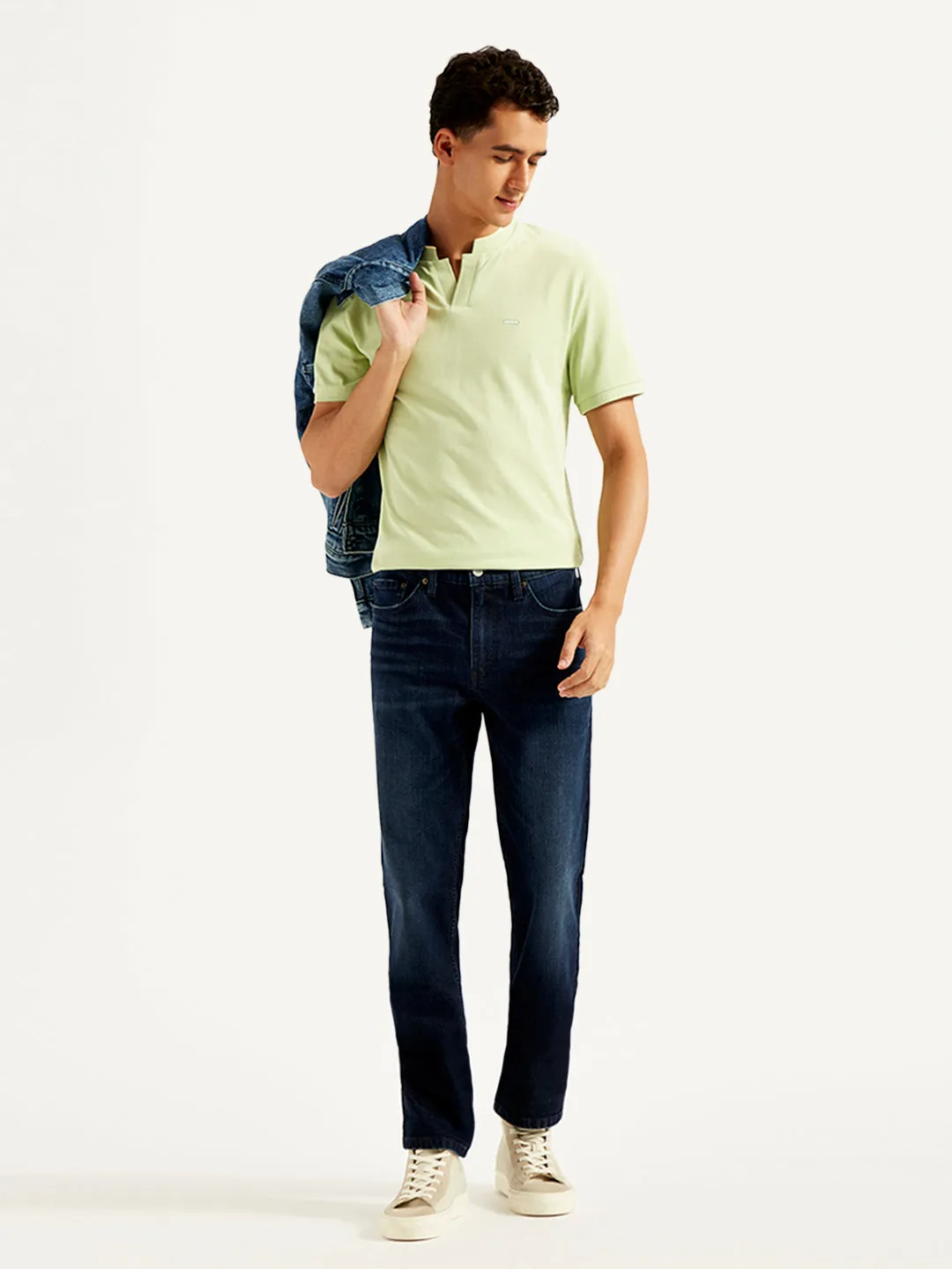 Perfect For Daily Elegant Formal Men's 511 Blue Slim Fit Mid Rise Jeans