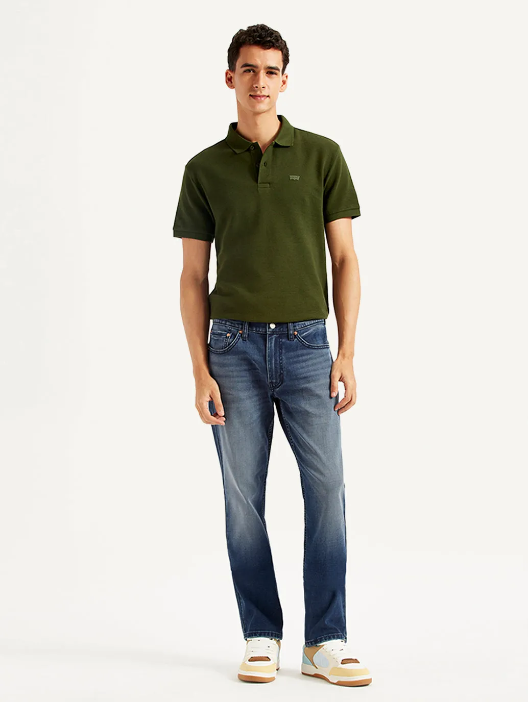 Daily Musthave Men's 511 Dark Blue Slim Fit Mid Rise Jeans