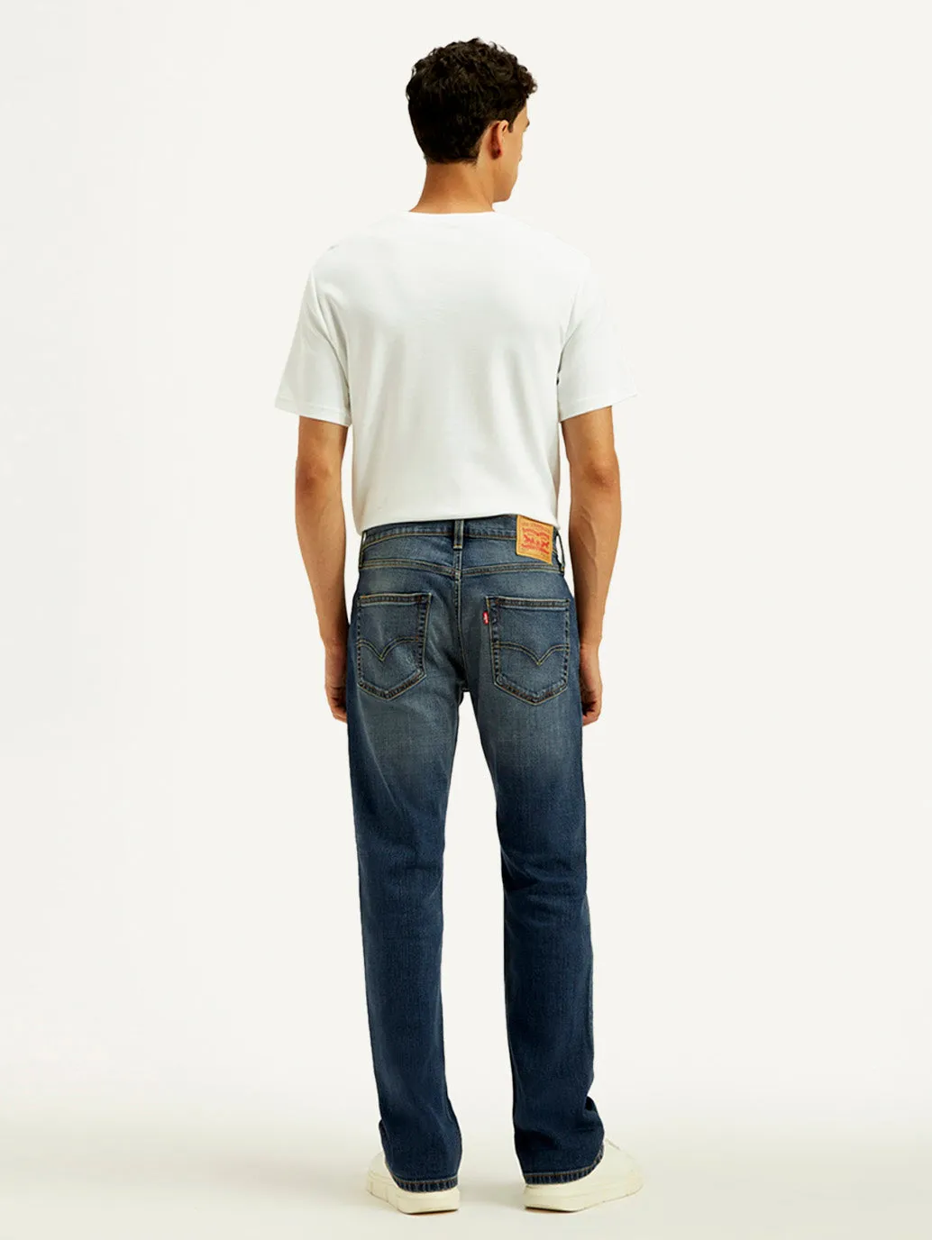 Men's Tinted 527 Dark Indigo Bootcut Fit Mid Rise Jeans Universal Basic