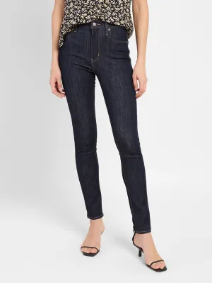 Women's 721 Blue Skinny Fit High Rise Jeans Fit Anytime