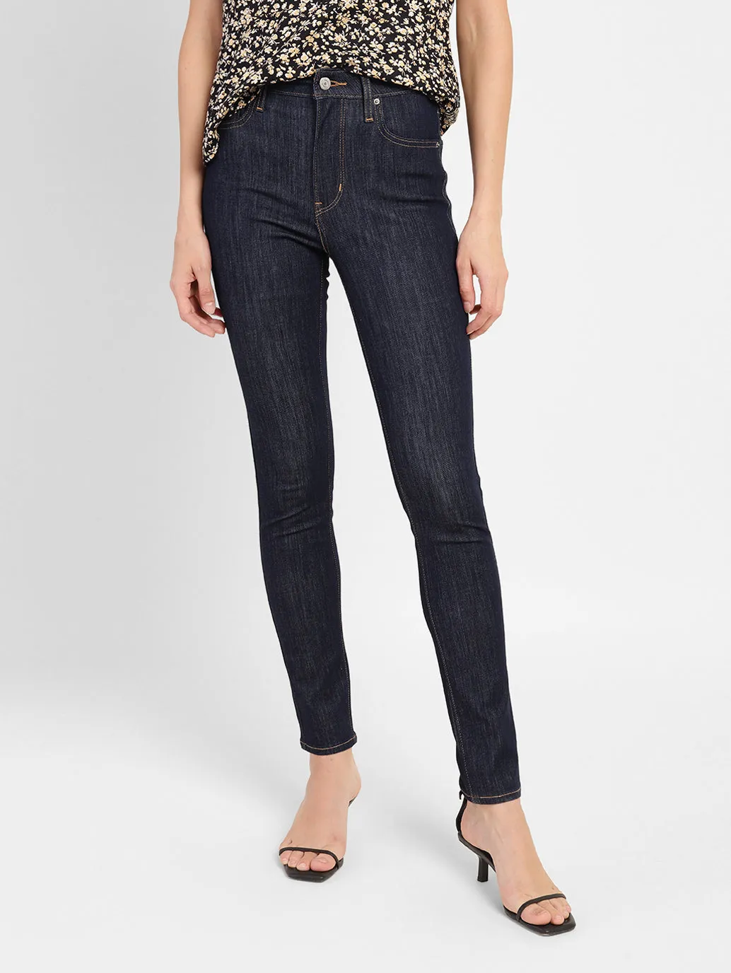 Airy Touch Women's 721 Blue Skinny Fit High Rise Jeans