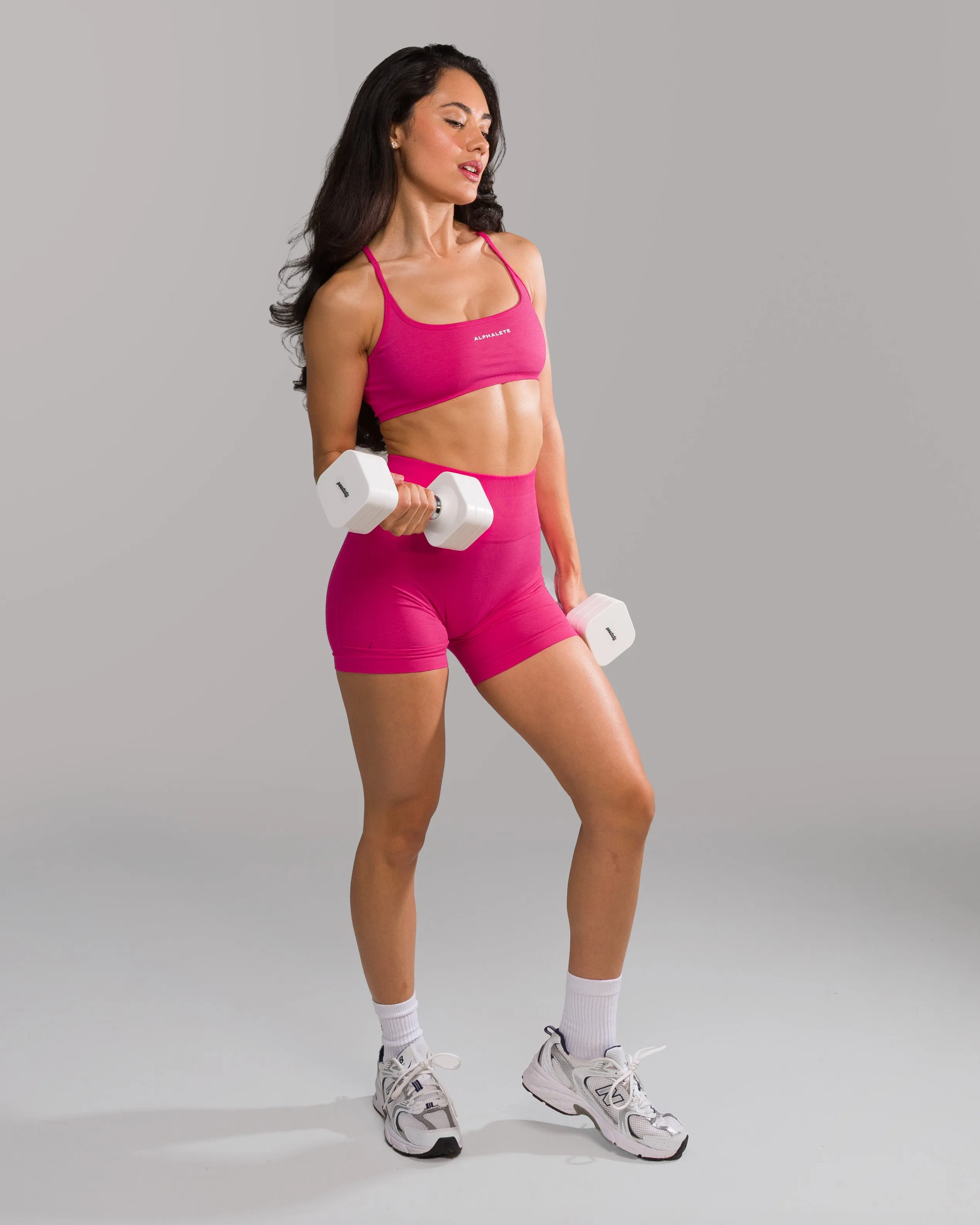 Amplify Open Back Bra - Bloom Endurance training