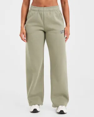 Orange sports apparel Unisex Varsity 2.0 Oversized Straight Leg Joggers - Muted Olive