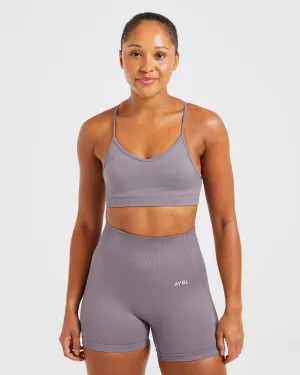 cross-training Breathable Support Balance V3 Seamless Strappy Sports Bra - Mauve