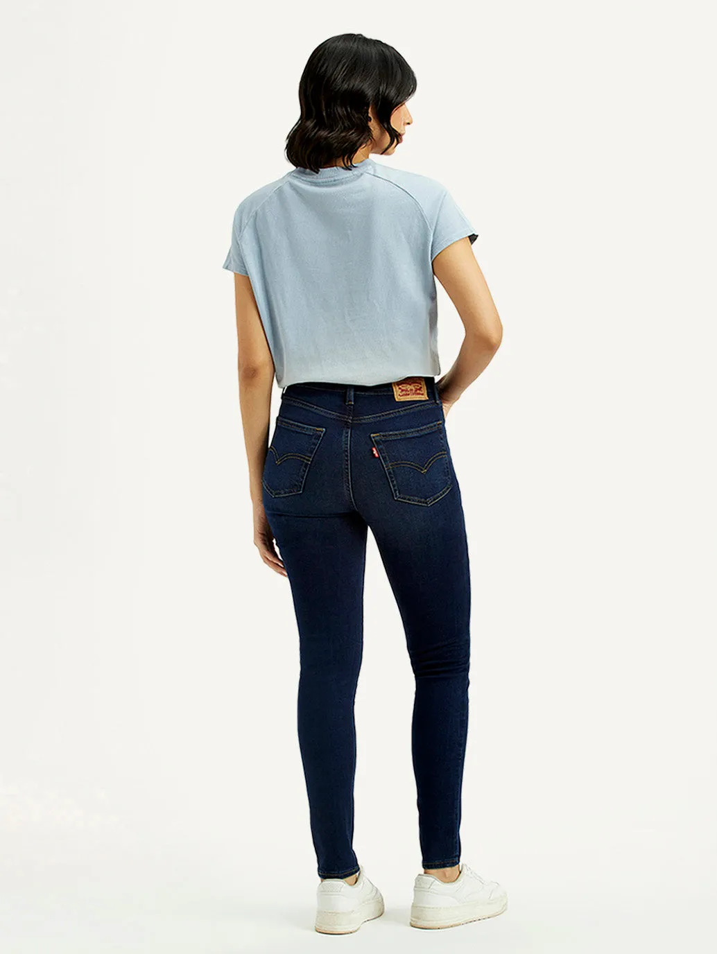 Lifestyle Piece Fit For Life Women's 721 Dark Blue Skinny Fit High Rise Jeans