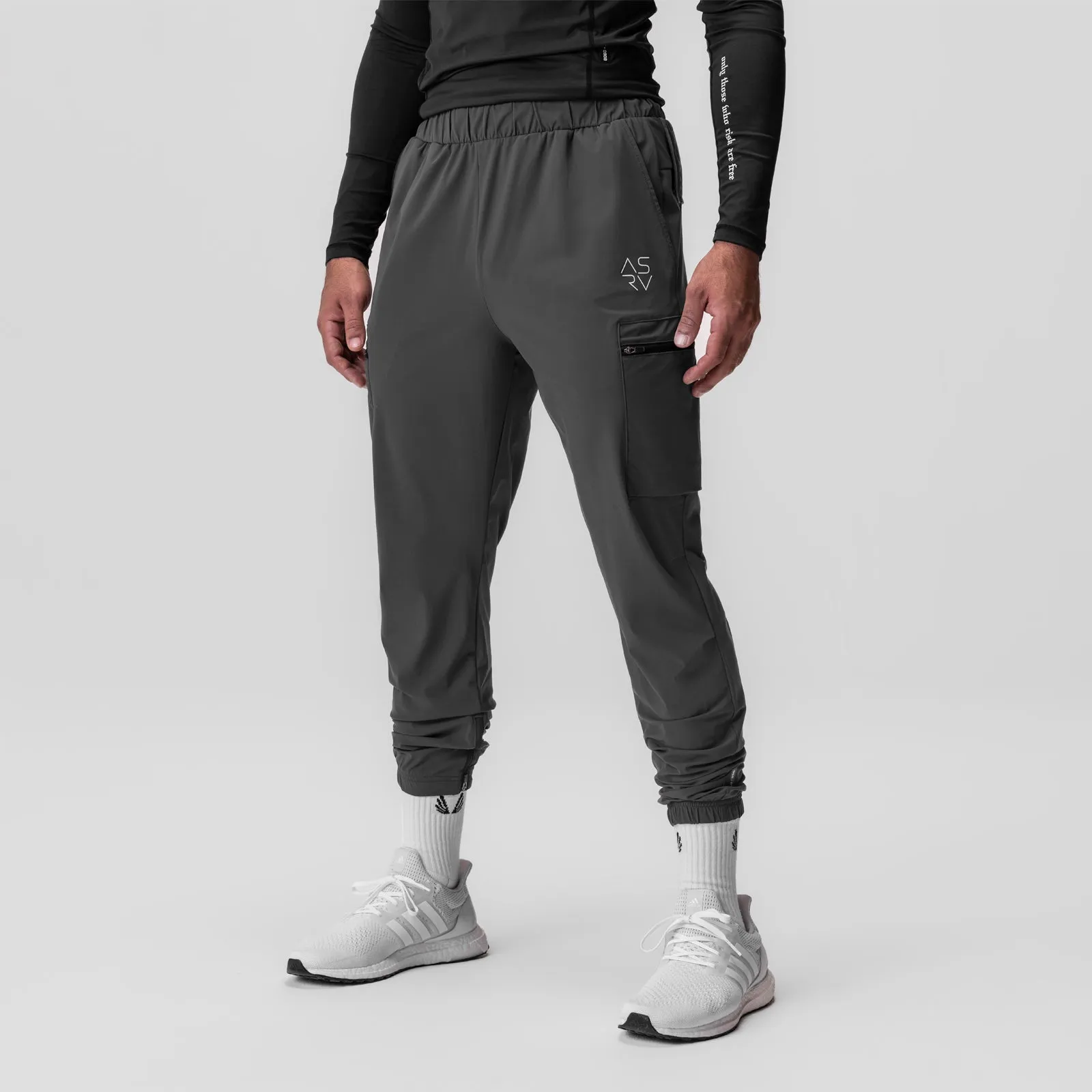 Durable Twill 0656. Tetra-Lite? Standard Zip Jogger - Space Grey "Cyber"
