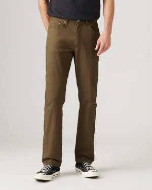 Chill Ready Levi's? 514 Relaxed Straight Mens Trousers - Olive Night Stretch Twill