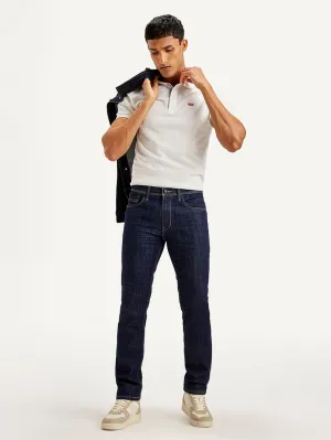 Men's 511 Indigo Slim Fit Mid Rise Jeans Fit Layer Flexible Waist