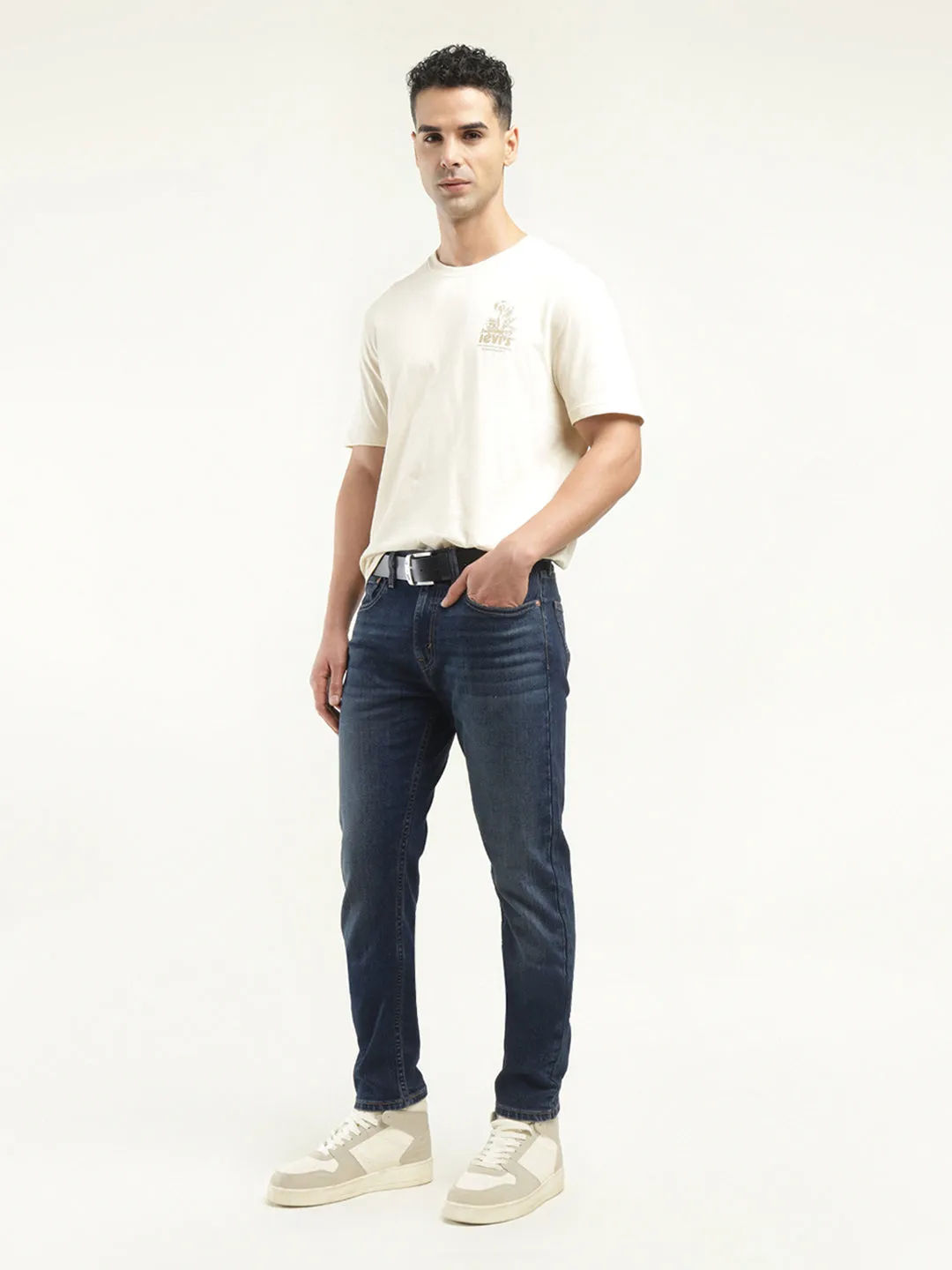 Men's 512 Indigo Slim Tapered Fit Mid Rise Jeans Utility Basic Go To Piece
