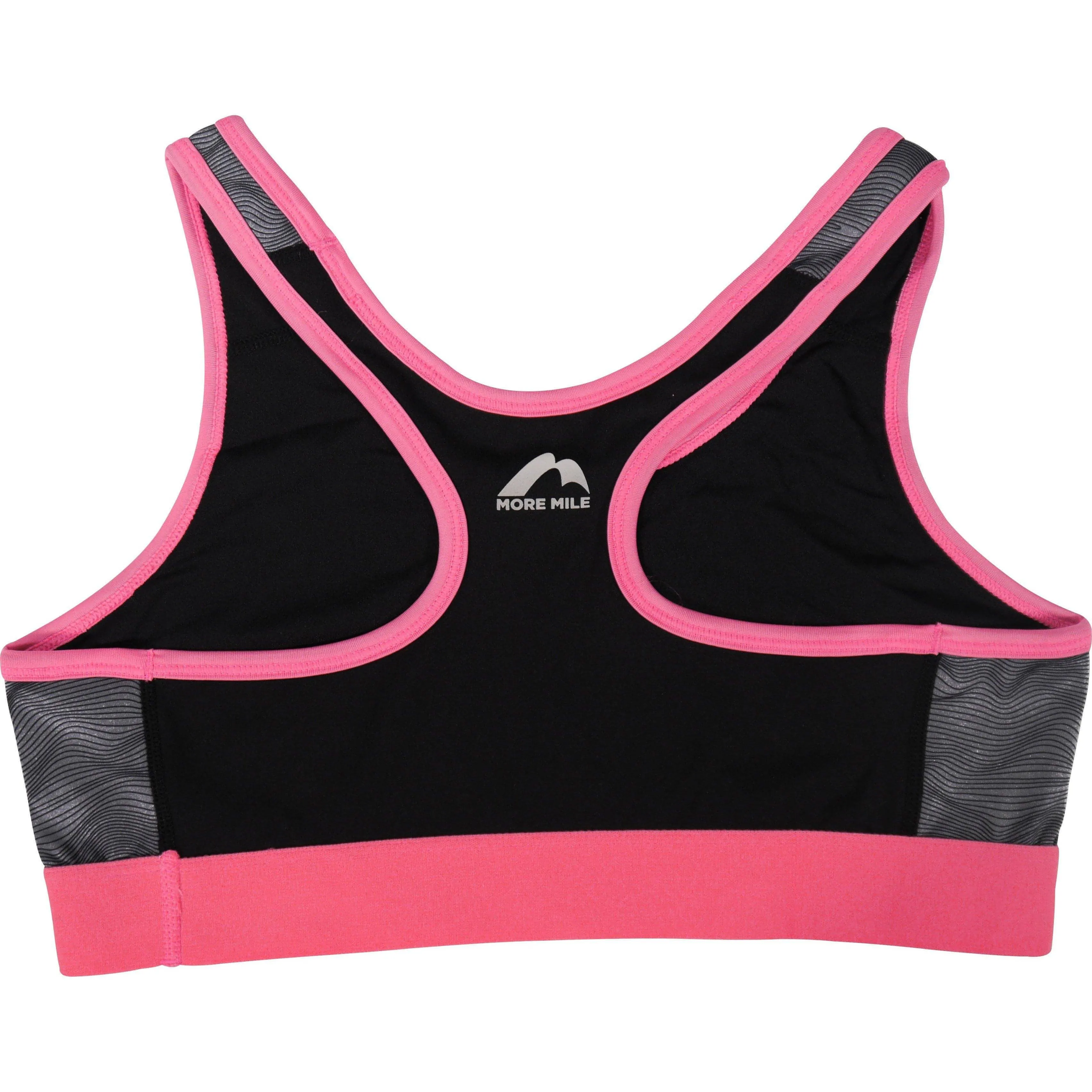 Seamless Support More Mile Girls Running Crop Top - Grey