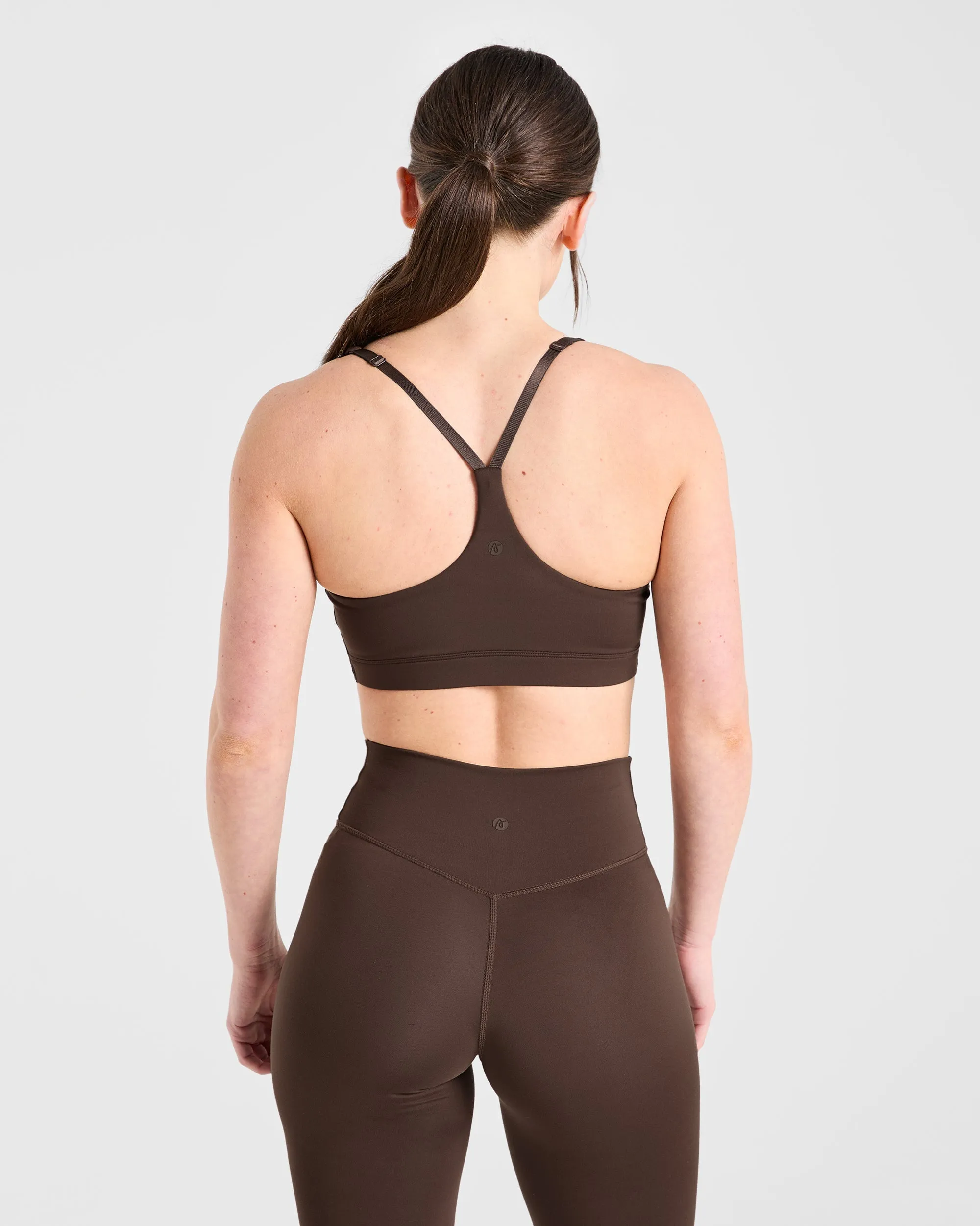 Large Staple Sports Bra - Brown