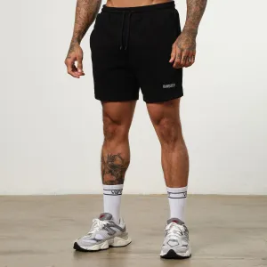 Eco Friendly Material Sweat Resistant Coating Vanquish Essential Black Regular Fit Shorts