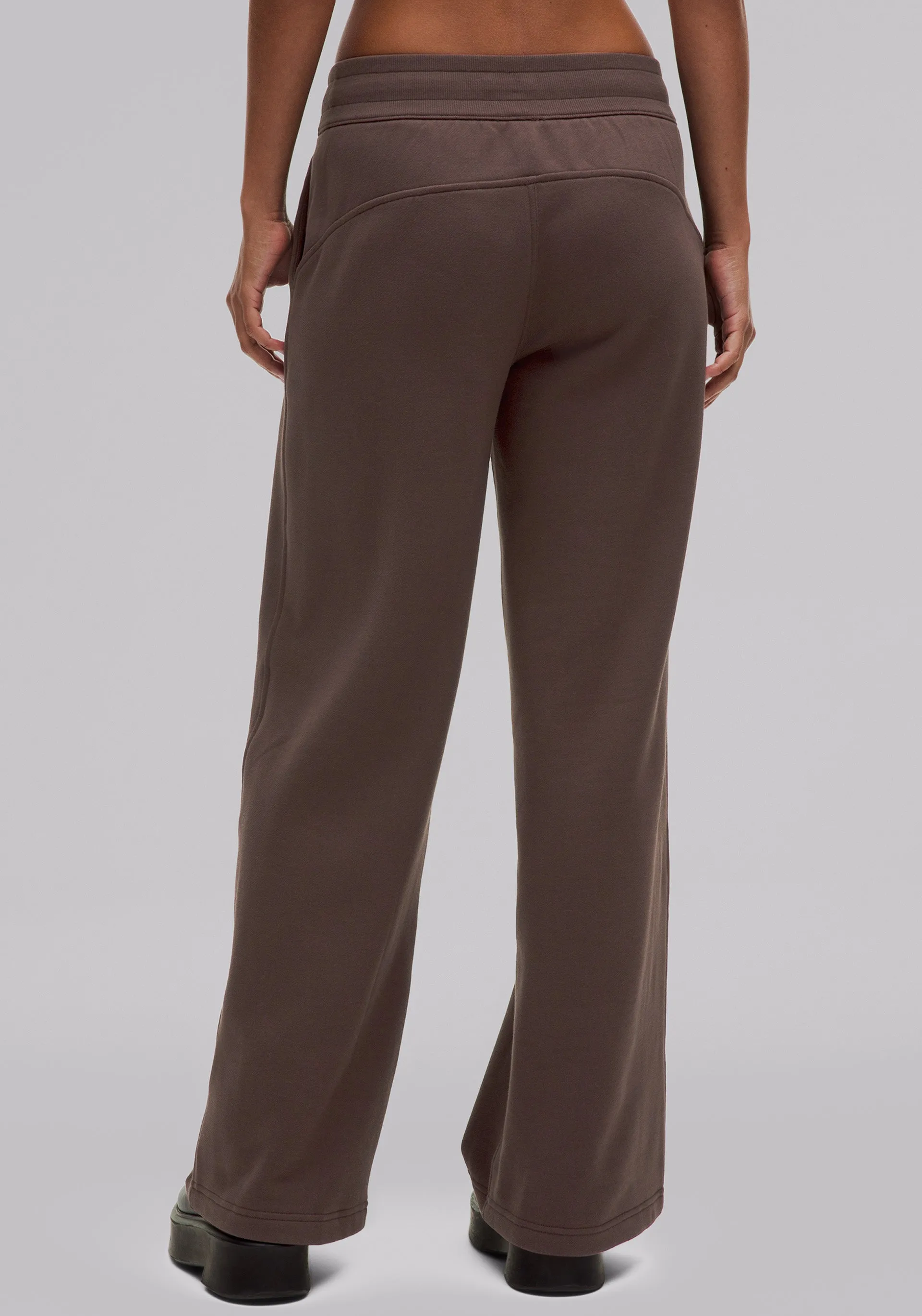 AbrasionResistantPanels Organic Cotton Blend Scuba Mid-Rise Wide-Leg Pant | Regular