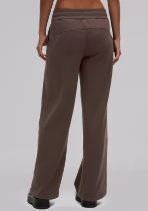 AbrasionResistantPanels Organic Cotton Blend Scuba Mid-Rise Wide-Leg Pant | Regular
