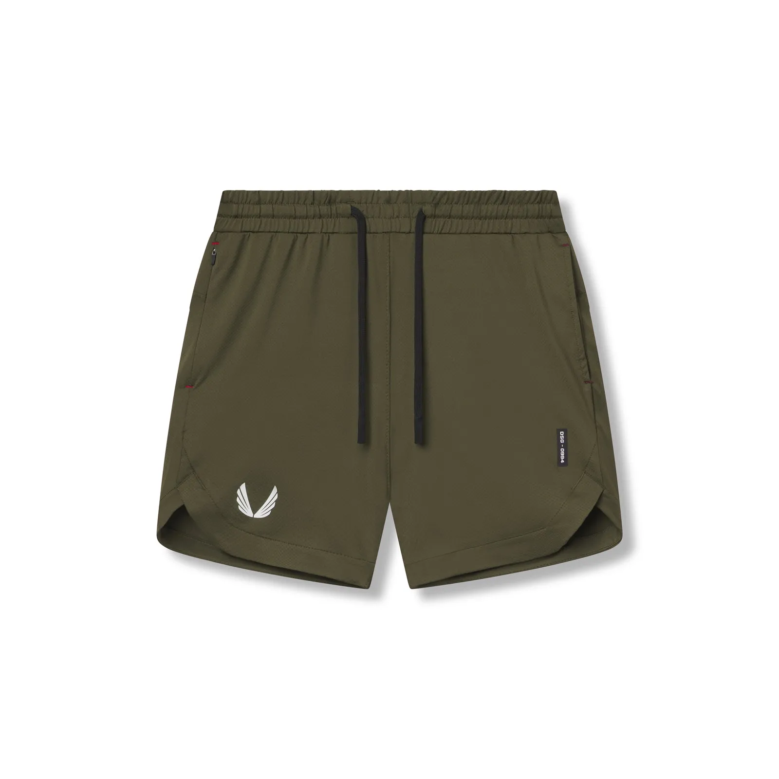 Elastic Band Casual Look 0994. AeroSilver? 7" Linerless Short - Olive