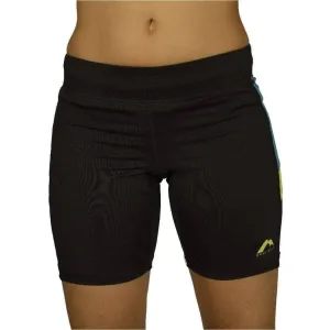 More Mile More-Tech Womens Short Running Tights - Black Low Profile Zipper