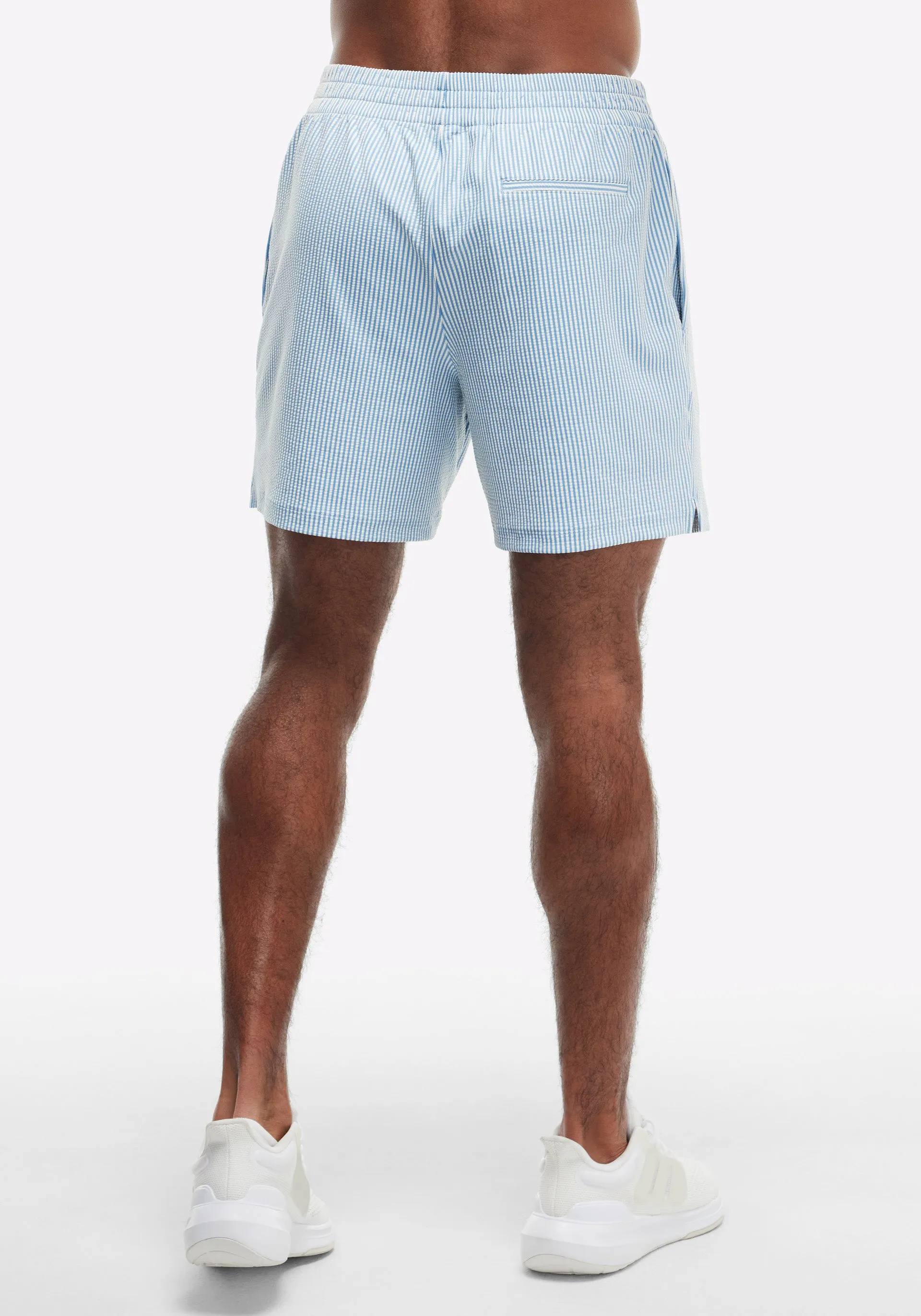 6?? Unlined Seersucker Short Color Variety Tailored Cut
