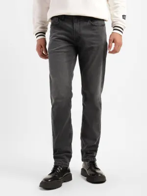 slim fit Men's 511 Grey Slim Fit Mid Rise Jeans