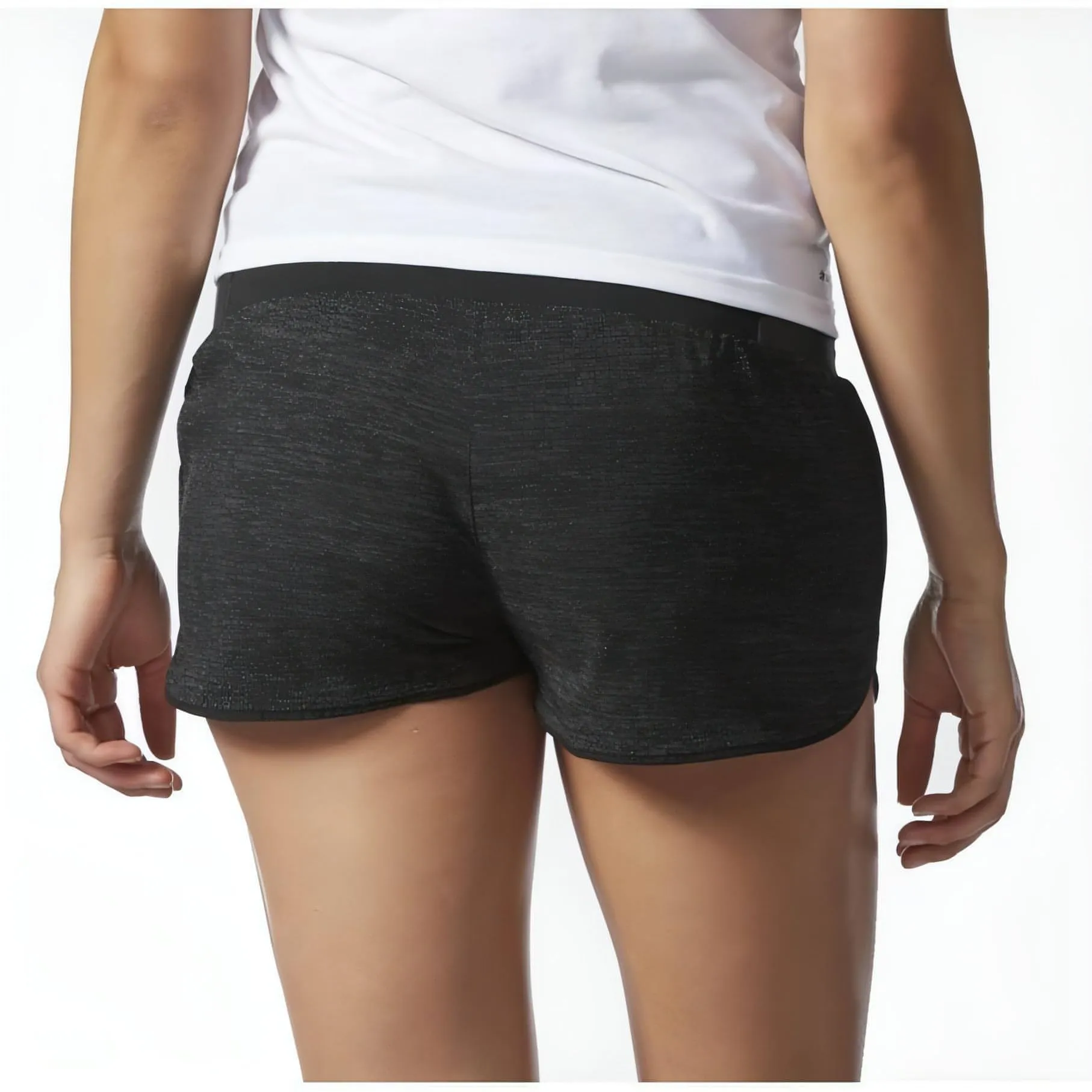 Non Slip Inner Grip Flexible Stitching adidas Supernova Glide Womens Running Shorts - Black