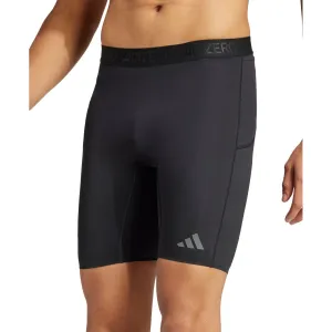 Recycled Material Slip Resistant Inner Lining adidas Adizero Mens Short Running Tights - Black